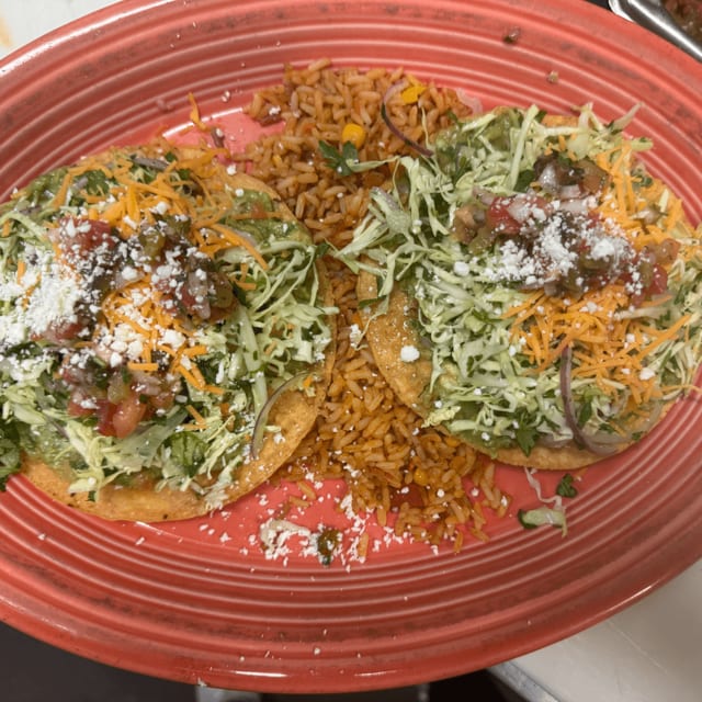 Shrimp Tostada.