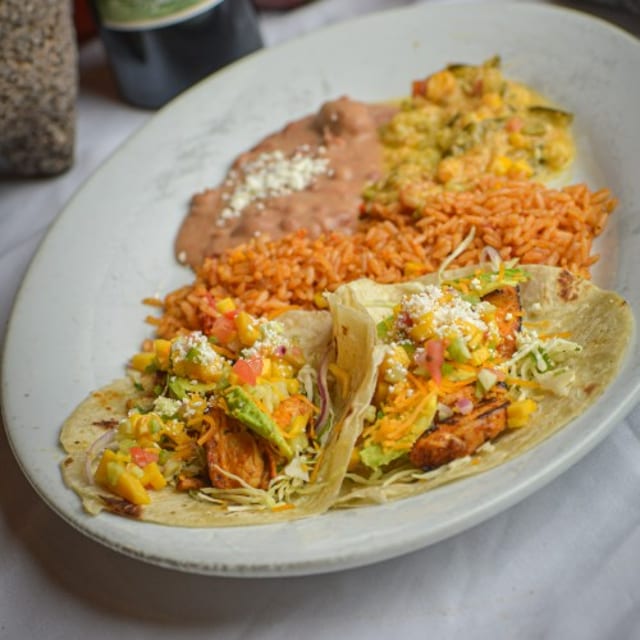 Chipotle Chicken Taco Plate.