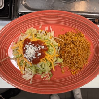 One Tostada with a One Side
